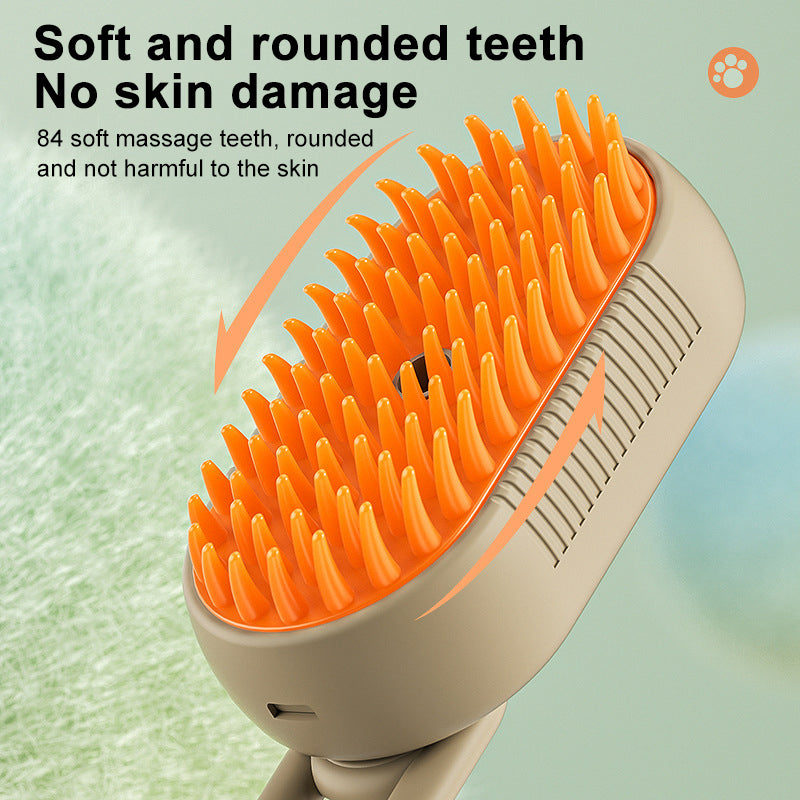 SteamGroom — 3-in-1 Steam Pet Grooming Brush