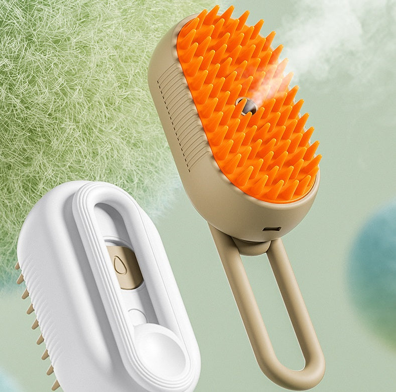 SteamGroom — 3-in-1 Steam Pet Grooming Brush